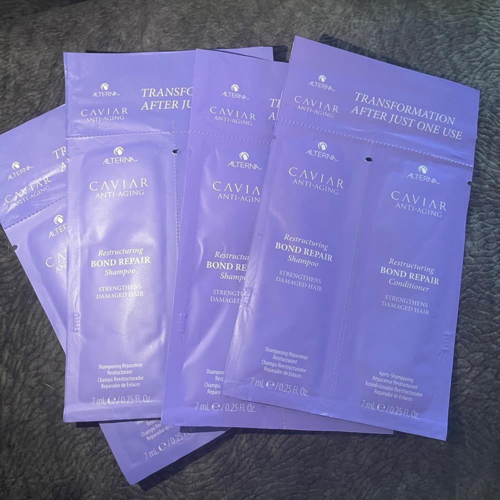 ✨Caviar anti-aging shampoo and conditioner 7ml*8